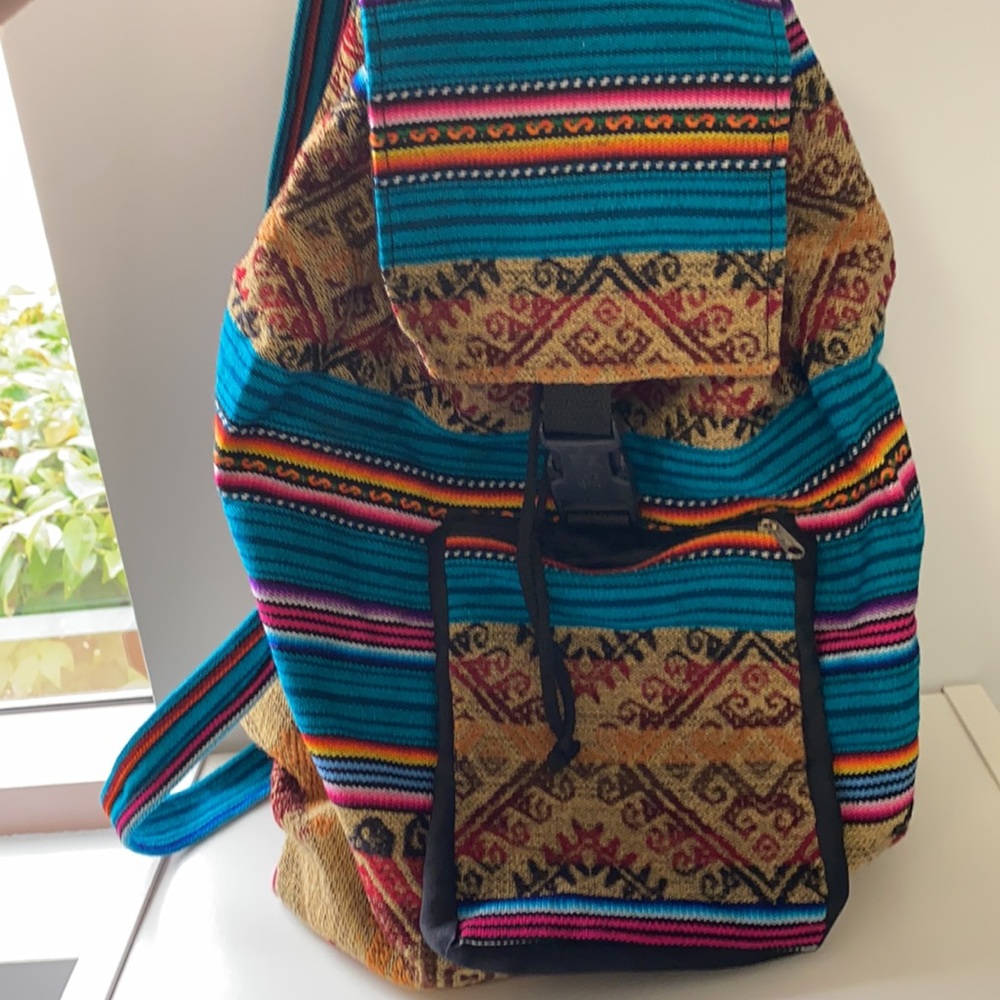 Multi Color And Pattern Backpack - image 2